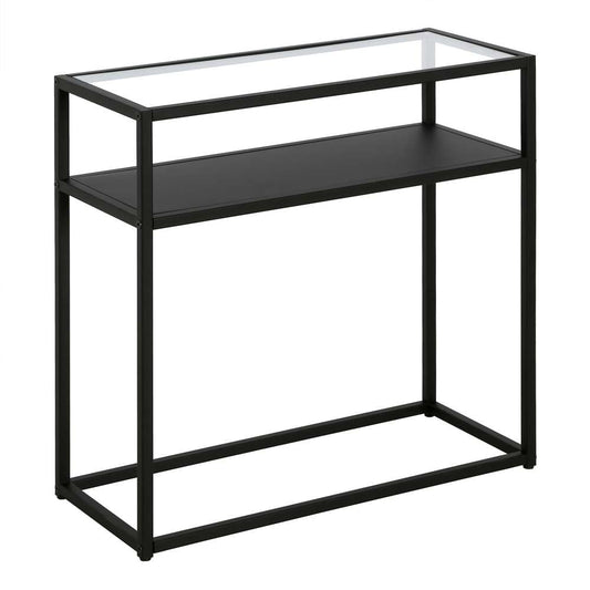 Hudson & Canal - Ada 24in Wide Rectangular Side Table in Blackened Bronze - ST1318 veiw 1