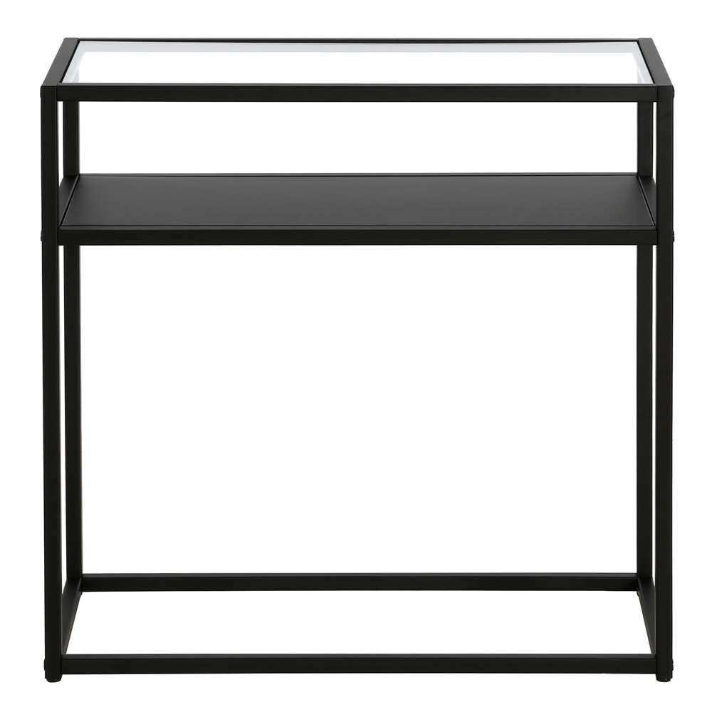 Hudson & Canal - Ada 24in Wide Rectangular Side Table in Blackened Bronze - ST1318 veiw 3