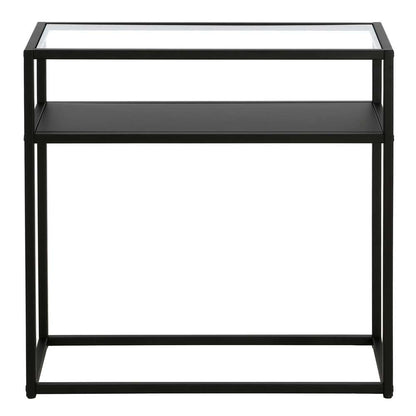 Hudson & Canal - Ada 24in Wide Rectangular Side Table in Blackened Bronze - ST1318 veiw 3