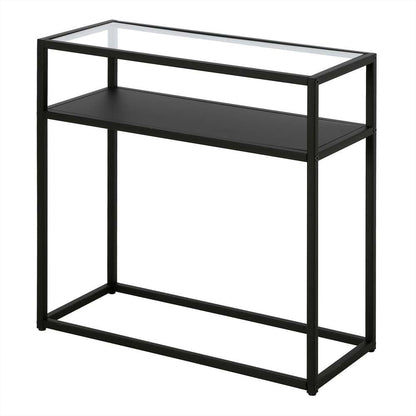 Hudson & Canal - Ada 24in Wide Rectangular Side Table in Blackened Bronze - ST1318 veiw 4