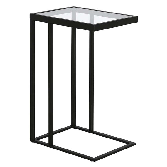 Hudson & Canal - Alexis 16in Wide Rectangular Side Table in Blackened Bronze - ST1352 veiw 1