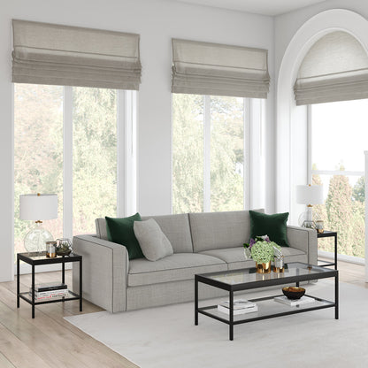 Hudson & Canal - Alexis 20in Wide Square Side Table in Blackened Bronze - ST0379