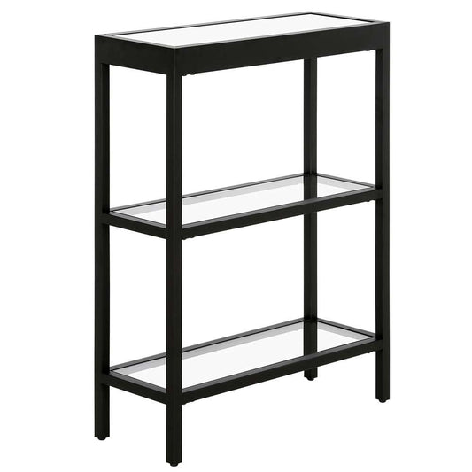 Hudson & Canal - Alexis 22in Wide Rectangular Console Table in Blackened Bronze - AT1168 veiw 1