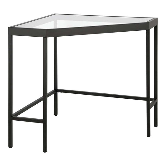 Hudson & Canal - Alexis 42in Wide Pentagon Corner Desk in Blackened Bronze - OF0871 veiw 1