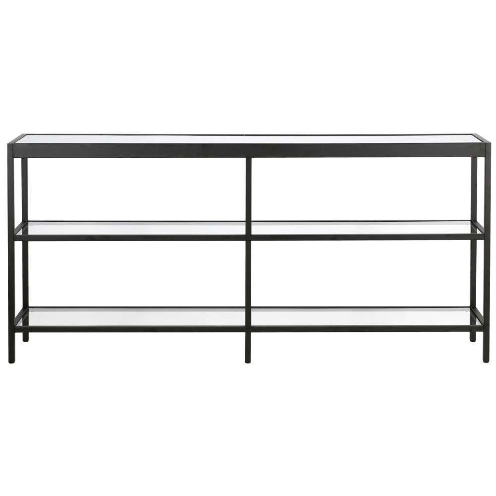 Hudson & Canal - Alexis 64in Wide Rectangular Console Table in Blackened Bronze - AT0591 veiw 3