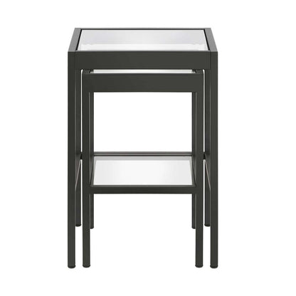 Hudson & Canal - Alexis Rectangular & Square Nested Side Table in Blackened Bronze - ST0388 veiw 4
