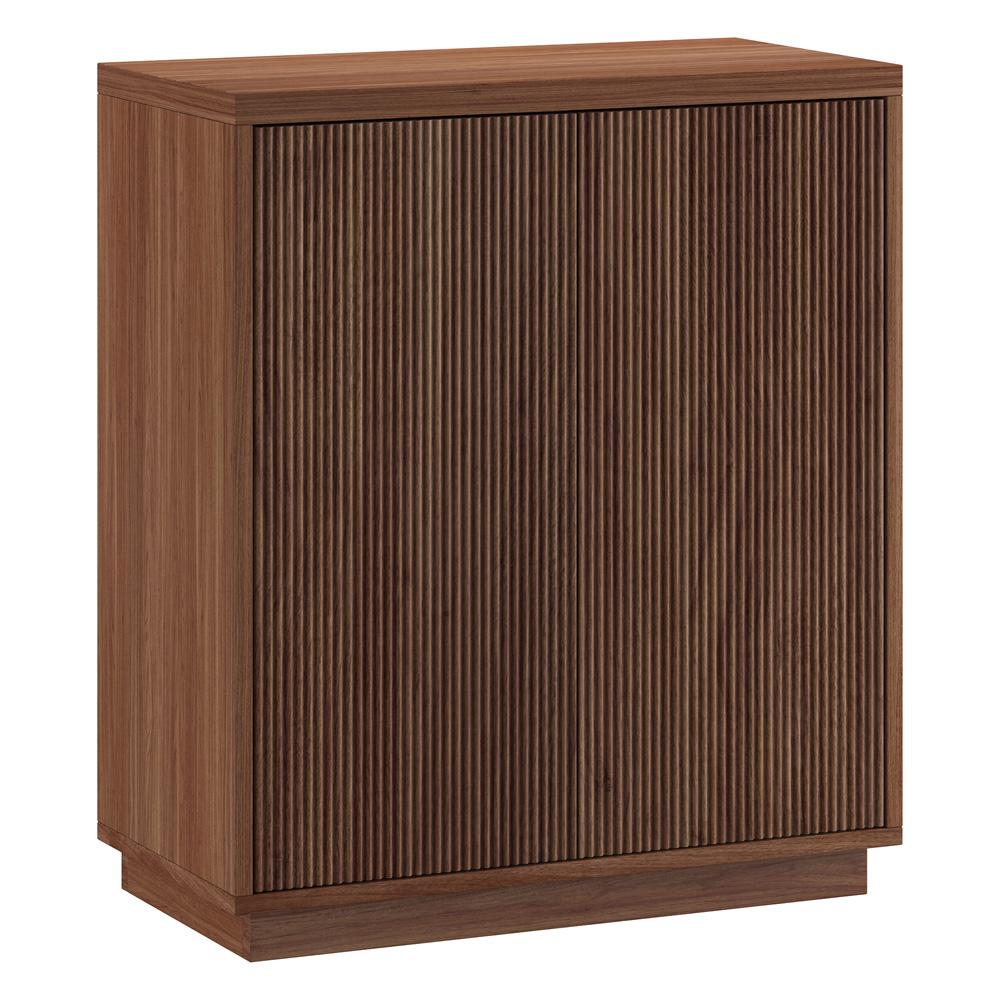 Hudson & Canal - Alston 28in Wide Rectangular Accent Cabinet in Satin Walnut - AC2283 veiw 1