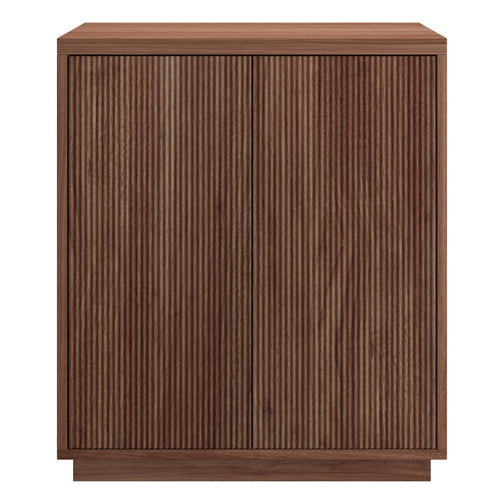 Hudson & Canal - Alston 28in Wide Rectangular Accent Cabinet in Satin Walnut - AC2283 veiw 2