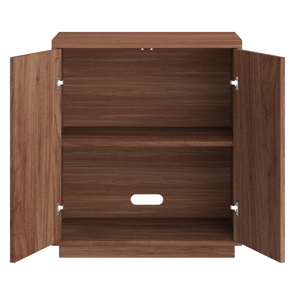 Hudson & Canal - Alston 28in Wide Rectangular Accent Cabinet in Satin Walnut - AC2283 veiw 4