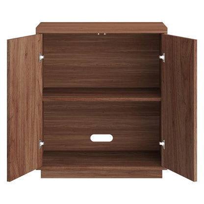 Hudson & Canal - Alston 28in Wide Rectangular Accent Cabinet in Satin Walnut - AC2283 veiw 4