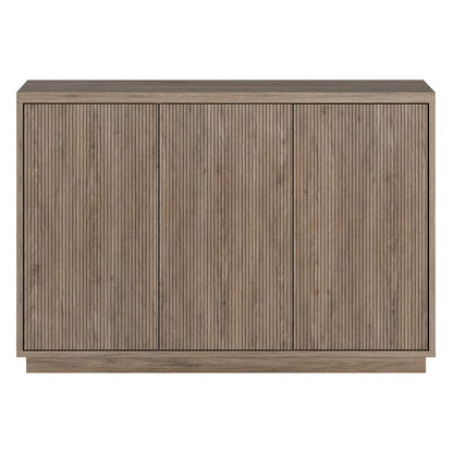 Hudson & Canal - Alston 48in Wide Rectangular Buffet Table in Antiqued Gray Oak - BF2207 veiw 2