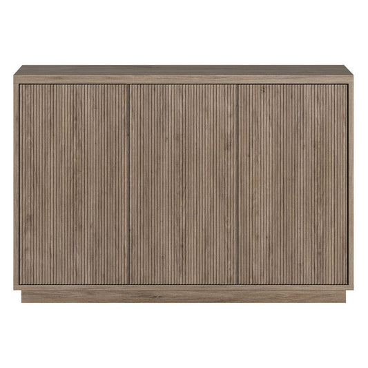 Hudson & Canal - Alston 48in Wide Rectangular Buffet Table in Antiqued Gray Oak - BF2207 veiw 2