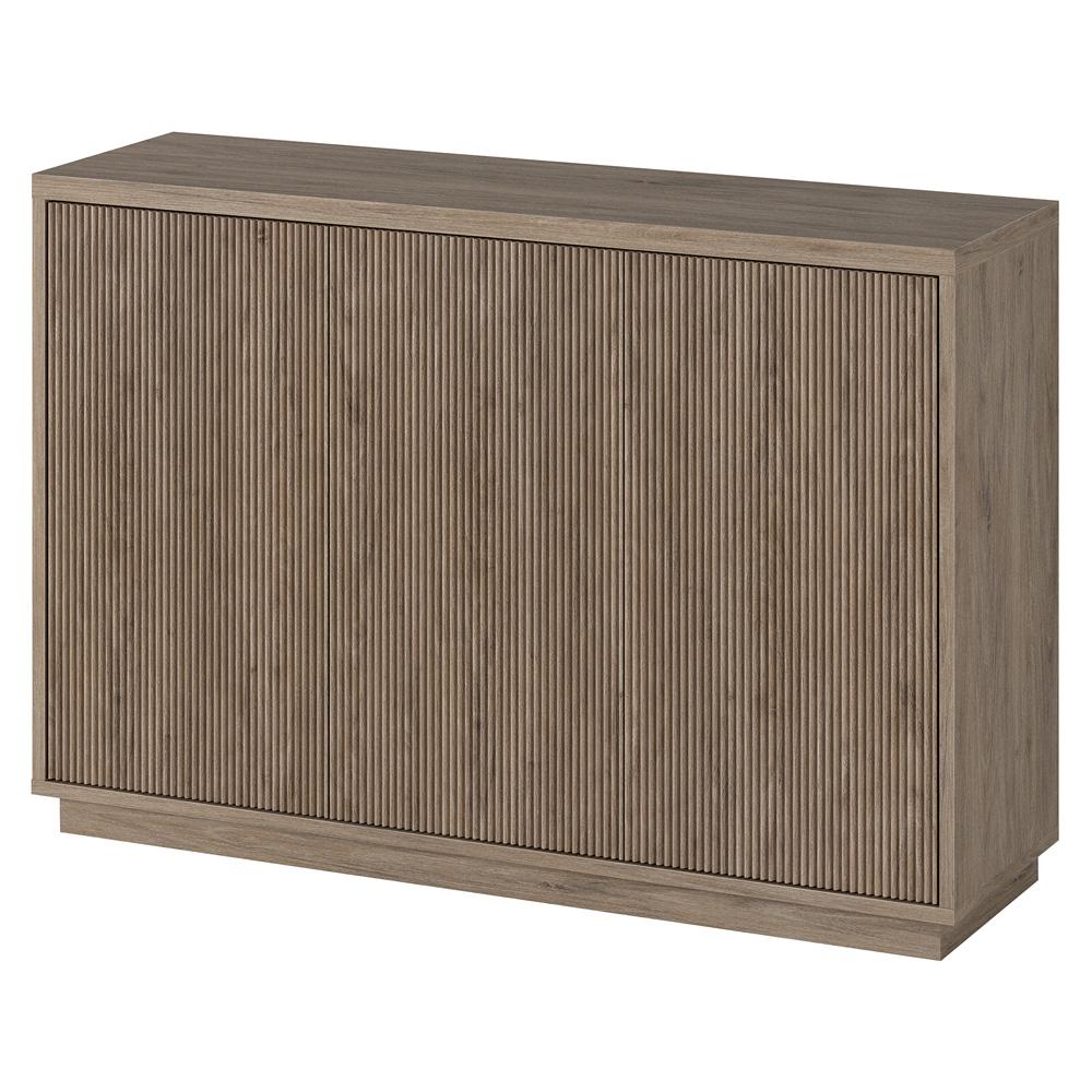 Hudson & Canal - Alston 48in Wide Rectangular Buffet Table in Antiqued Gray Oak - BF2207 veiw 3