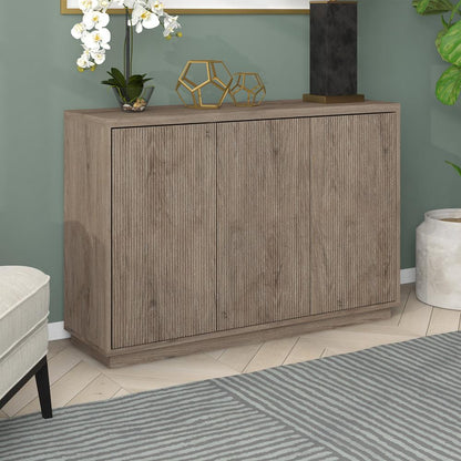 Hudson & Canal - Alston 48in Wide Rectangular Buffet Table in Antiqued Gray Oak - BF2207 veiw 6