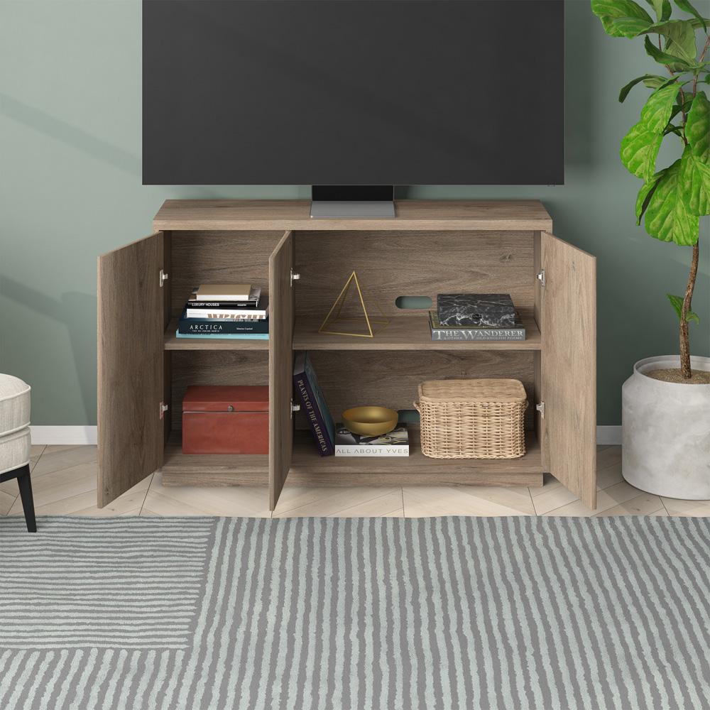 Hudson & Canal - Alston 48in Wide Rectangular Buffet Table in Antiqued Gray Oak - BF2207 veiw 7