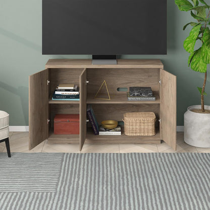 Hudson & Canal - Alston 48in Wide Rectangular Buffet Table in Antiqued Gray Oak - BF2207 veiw 7