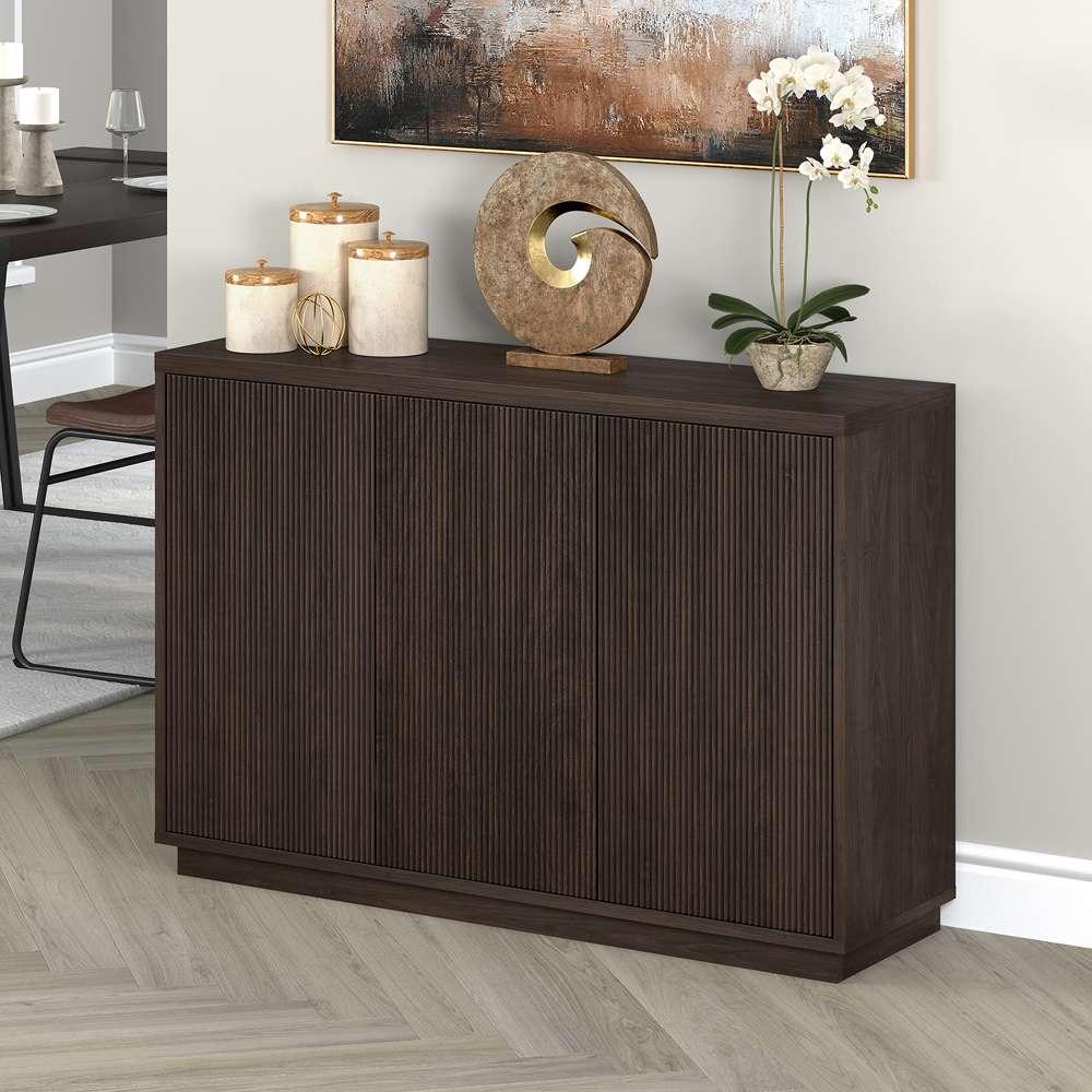 Hudson & Canal - Alston 48in Wide Rectangular Buffet Table in Alder Brown - BF2136 veiw 5