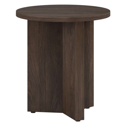 Hudson & Canal - Anders 20in Wide Round Side Table in Alder Brown - ST2107 veiw 1