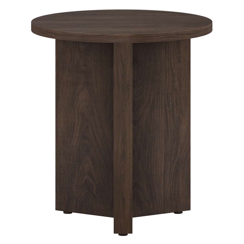 Hudson & Canal - Anders 20in Wide Round Side Table in Alder Brown - ST2107 veiw 2
