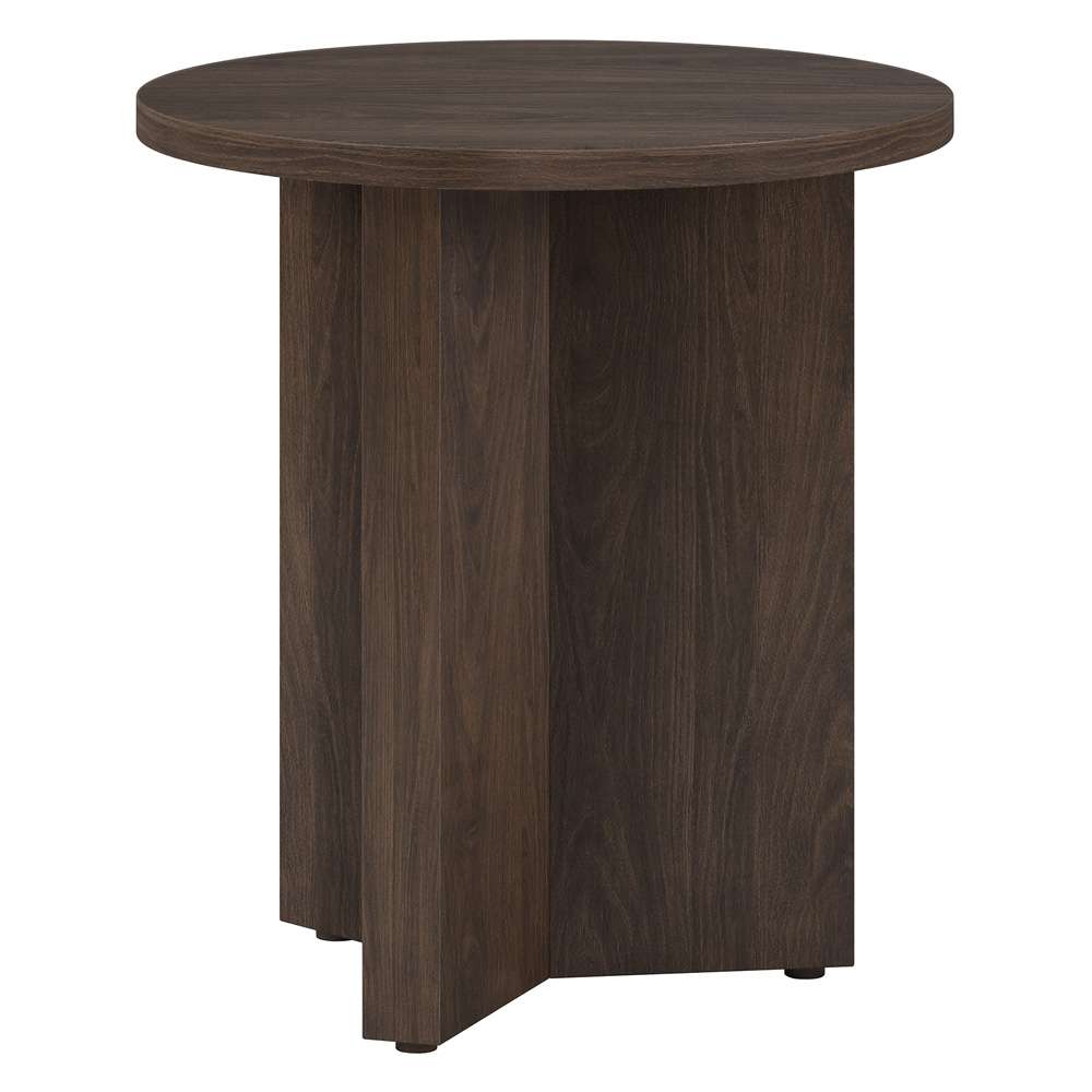 Hudson & Canal - Anders 20in Wide Round Side Table in Alder Brown - ST2107 veiw 3