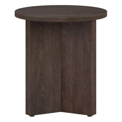 Hudson & Canal - Anders 20in Wide Round Side Table in Alder Brown - ST2107 veiw 4