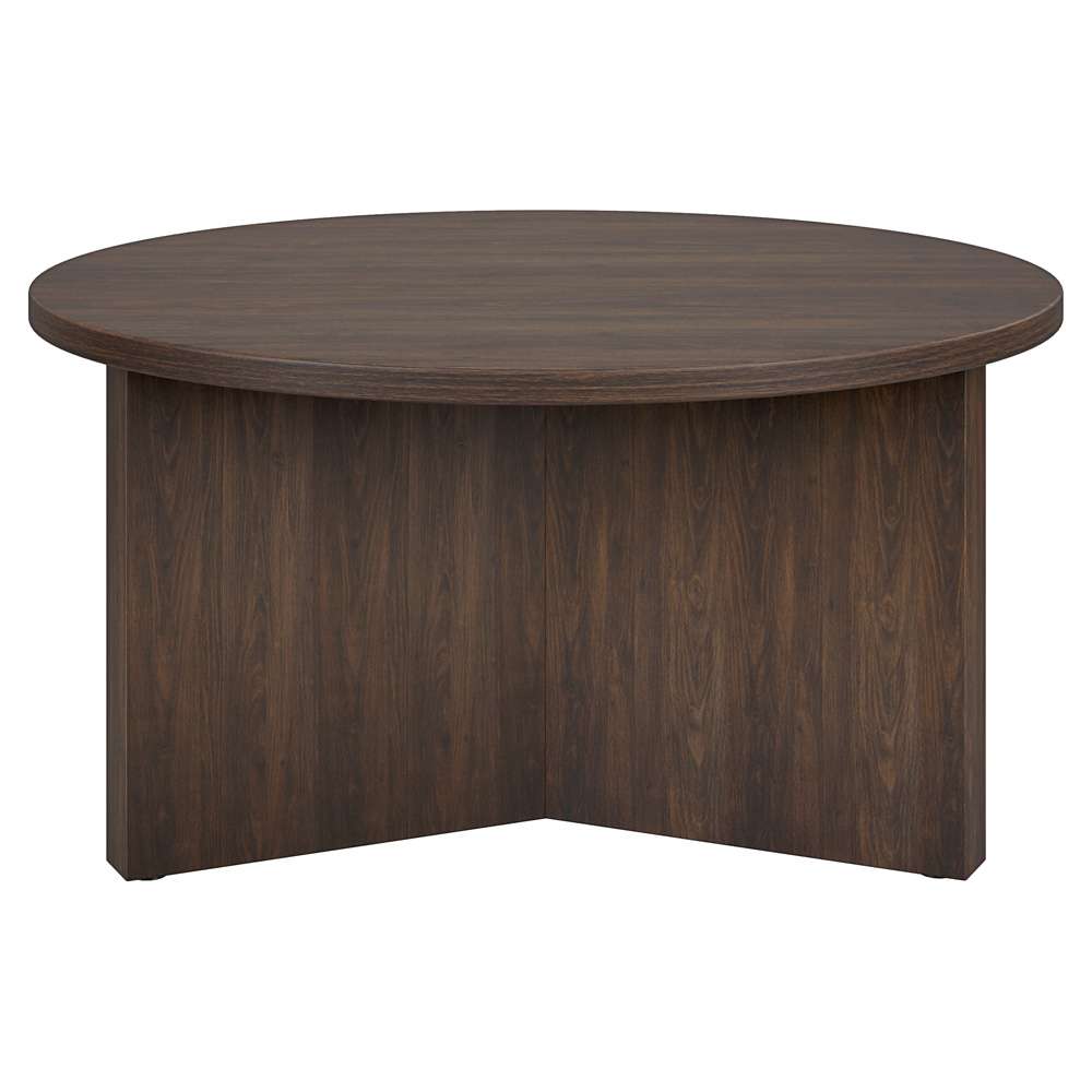 Hudson & Canal - Anders 32in Wide Round Coffee Table in Alder Brown - CT2105 veiw 3