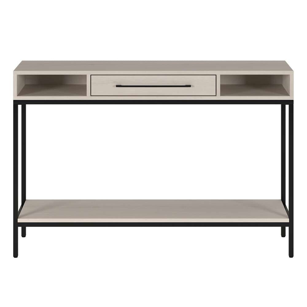 Hudson & Canal - Arroyo 45in Wide Rectangular Console Table in Blackened Bronze/Alder White - AT2152 veiw 2