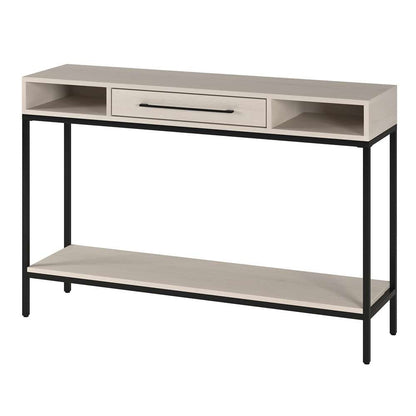 Hudson & Canal - Arroyo 45in Wide Rectangular Console Table in Blackened Bronze/Alder White - AT2152 veiw 3