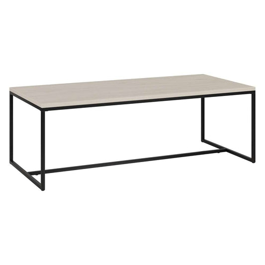 Hudson & Canal - Boone 47in Wide Rectangular Coffee Table in Alder White - CT2100 veiw 1