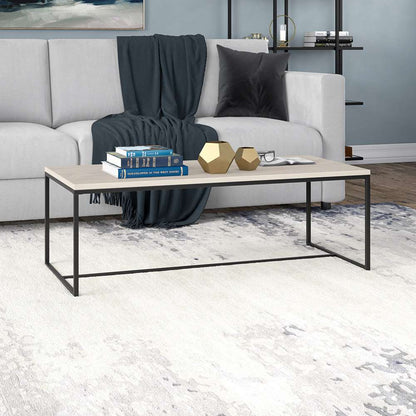 Hudson & Canal - Boone 47in Wide Rectangular Coffee Table in Alder White - CT2100 veiw 4