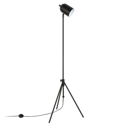 Hudson & Canal - Bruno Tripod Floor Lamp with Metal Shade in Blackened Bronze/Blackened Bronze - FL0745 veiw 1