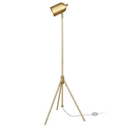 Hudson & Canal - Bruno Tripod Floor Lamp with Metal Shade in Brass/Brass - FL0746 veiw 3