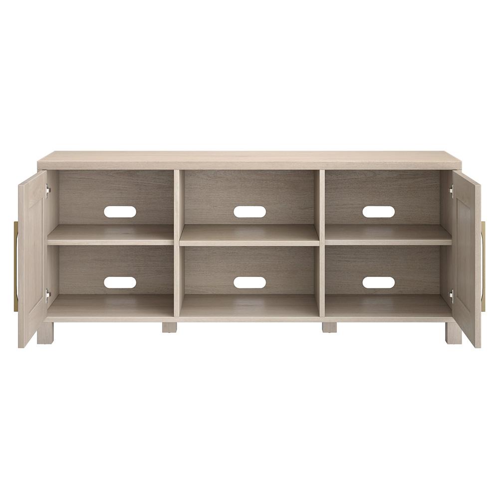 Hudson & Canal - Chabot Rectangular TV Stand for TVs up to 65in in Alder White - TV2284 veiw 4