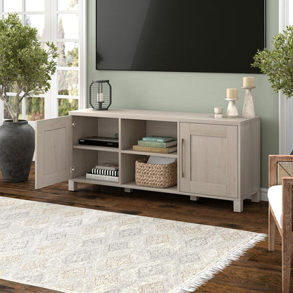 Hudson & Canal - Chabot Rectangular TV Stand for TVs up to 65in in Alder White - TV2284 veiw 7