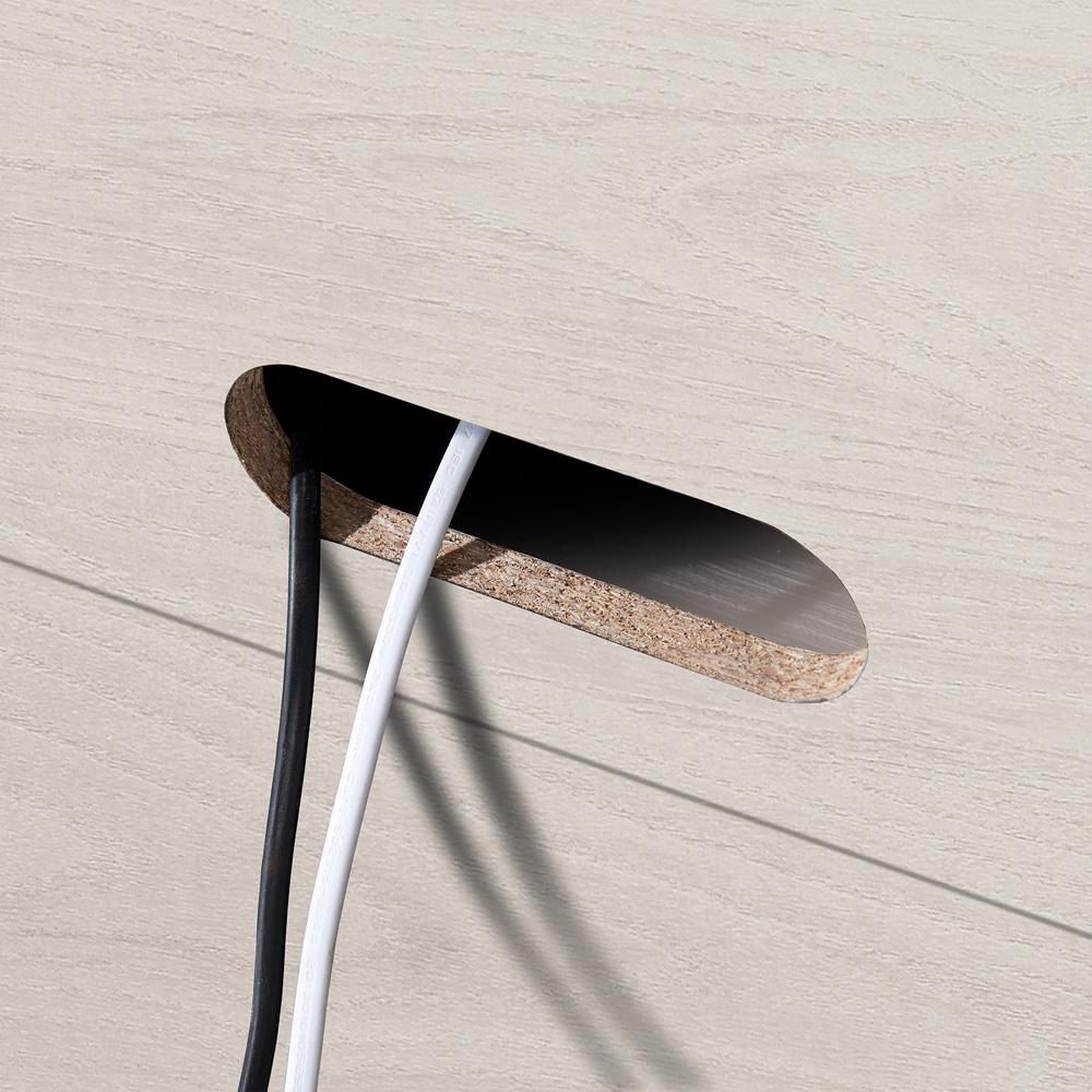 Hudson & Canal - Chabot Rectangular TV Stand for TVs up to 65in in Alder White - TV2284 veiw 9