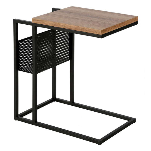 Hudson & Canal - Clyde 20 Wide Rectangular Side Table in Blackened Bronze - ST0564 veiw 1