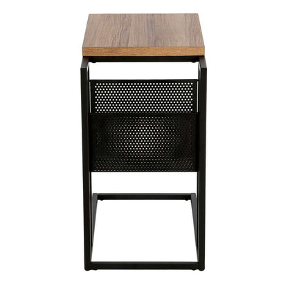 Hudson & Canal - Clyde 20 Wide Rectangular Side Table in Blackened Bronze - ST0564 veiw 5