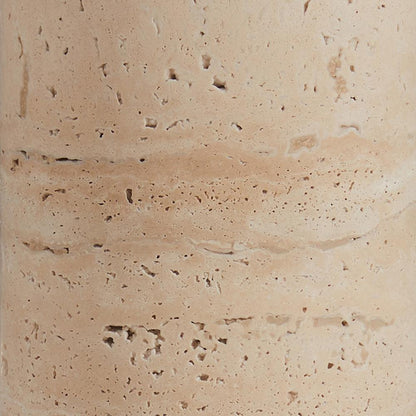 Hudson & Canal - Corbett 29in Tall Natural Travertine Stone Table Lamp with Fabric Shade - TL2127 veiw 7