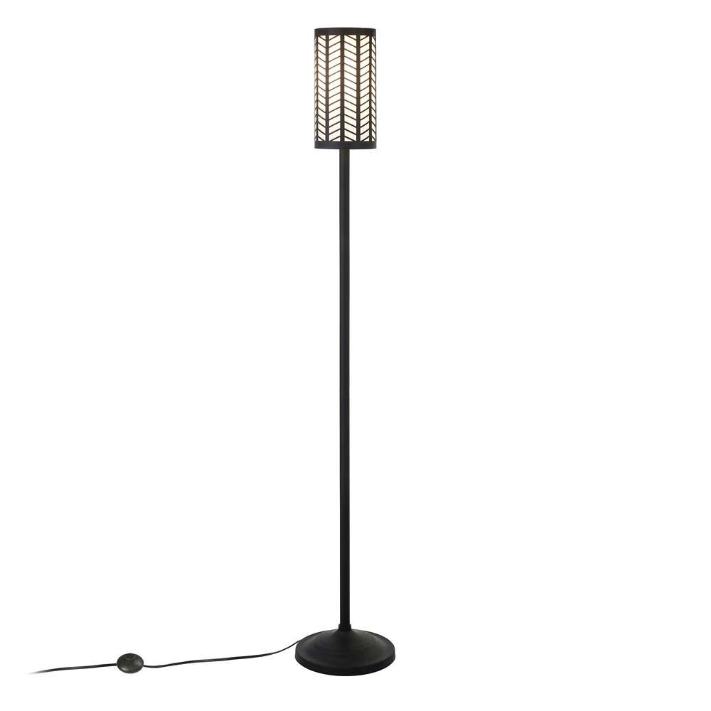 Hudson & Canal - Delia 63.5in Tall Floor Lamp with Metal Shade in Blackened Bronze/Blackened Bronze - FL0578 veiw 3