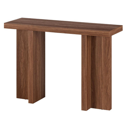 Hudson & Canal - Dimitra 42in Wide Rectangular Console Table in Satin Walnut - AT2332 veiw 3