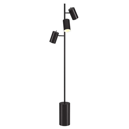 Hudson & Canal - Dorset 3-Light Floor Lamp with Metal Shades in Blackened Bronze/Blackened Bronze - FL1577 veiw 3