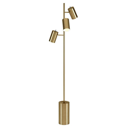 Hudson & Canal - Dorset 3-Light Floor Lamp with Metal Shades in Brass/Brass - FL1578 veiw 3