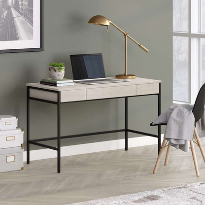 Hudson & Canal - Evans 48in Wide Rectangular Writing Desk in Alder White - OF2068 veiw 5