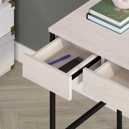 Hudson & Canal - Evans 48in Wide Rectangular Writing Desk in Alder White - OF2068 veiw 7