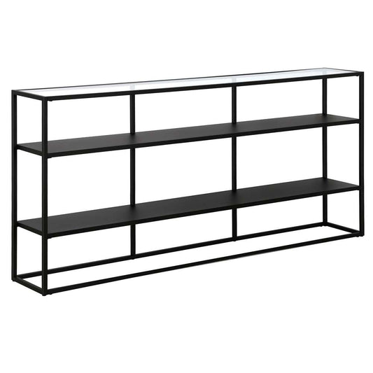 Hudson & Canal - Fallon 64 Wide Rectangular Console Table in Blackened Bronze - AT1351 veiw 1