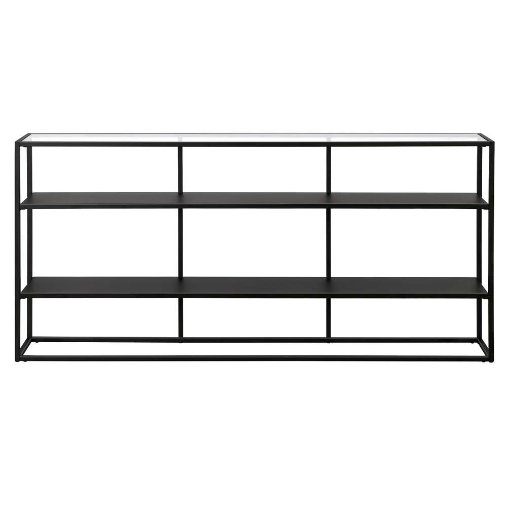 Hudson & Canal - Fallon 64 Wide Rectangular Console Table in Blackened Bronze - AT1351 veiw 3