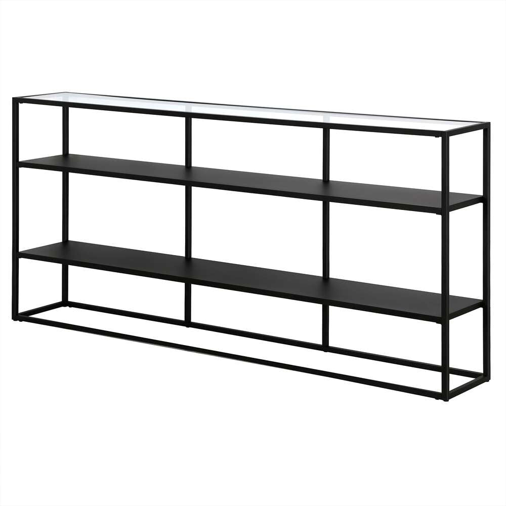 Hudson & Canal - Fallon 64 Wide Rectangular Console Table in Blackened Bronze - AT1351 veiw 4