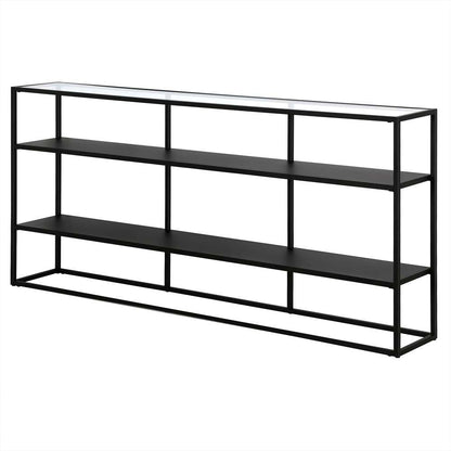 Hudson & Canal - Fallon 64 Wide Rectangular Console Table in Blackened Bronze - AT1351 veiw 4