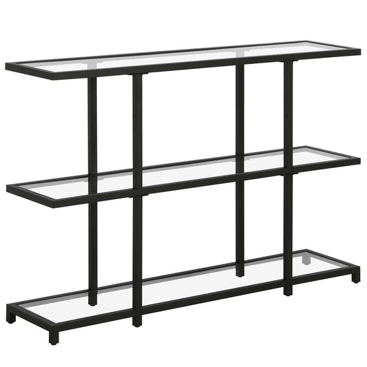 Hudson & Canal - Greenwich 42in Wide Rectangular Console Table in Blackened Bronze - AT1284 veiw 1