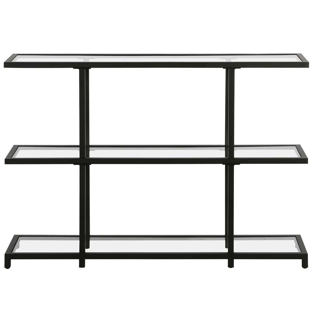 Hudson & Canal - Greenwich 42in Wide Rectangular Console Table in Blackened Bronze - AT1284 veiw 3